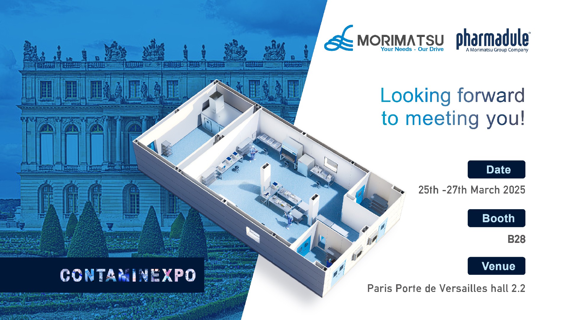 Invitation Letter | Pharmadule Morimatsu Invites You to Join Us at CONTAMINEXPO