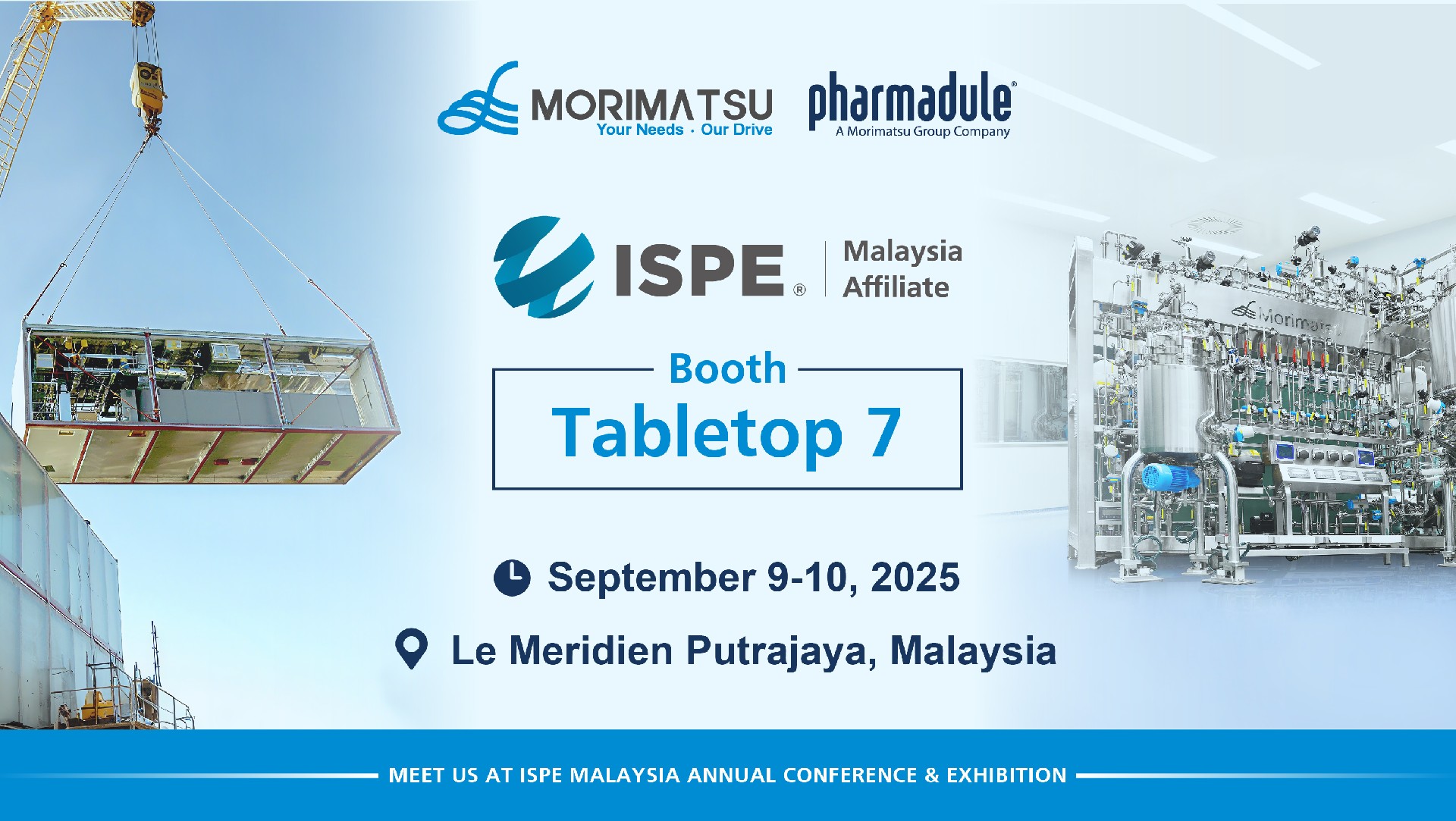 Invitation Letter | Pharmadule Morimatsu Invites You to Join Us at ISPE Malaysia Affiliate