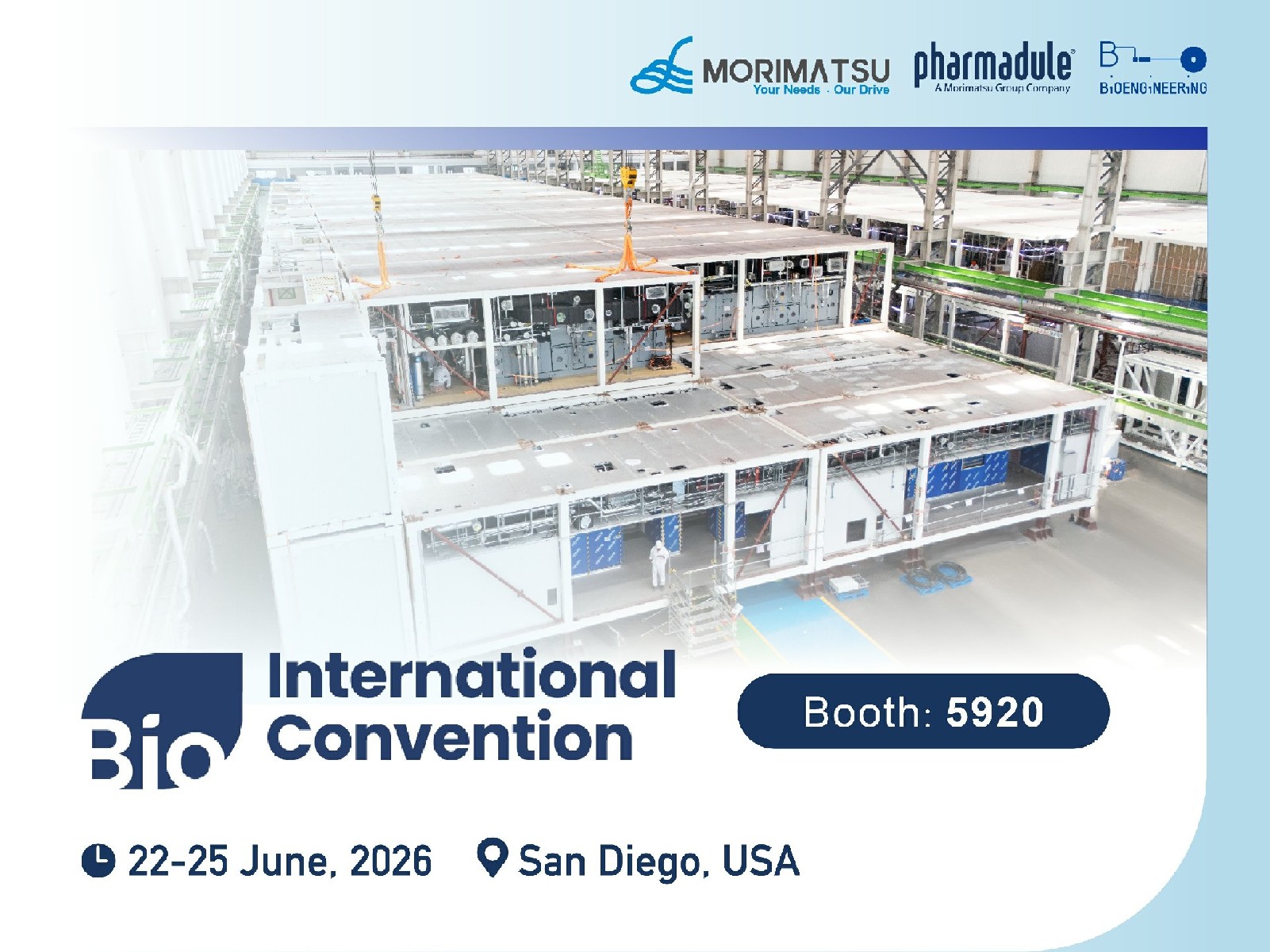 Invitation Letter | Pharmadule Morimatsu Invites You to Join Us at BIO International Convention